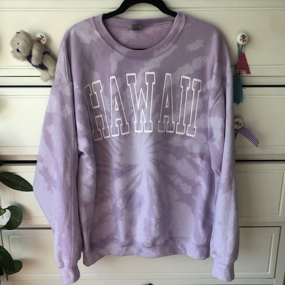 Gildan Sweaters - Hand Bleached Hawaii Sweatshirt